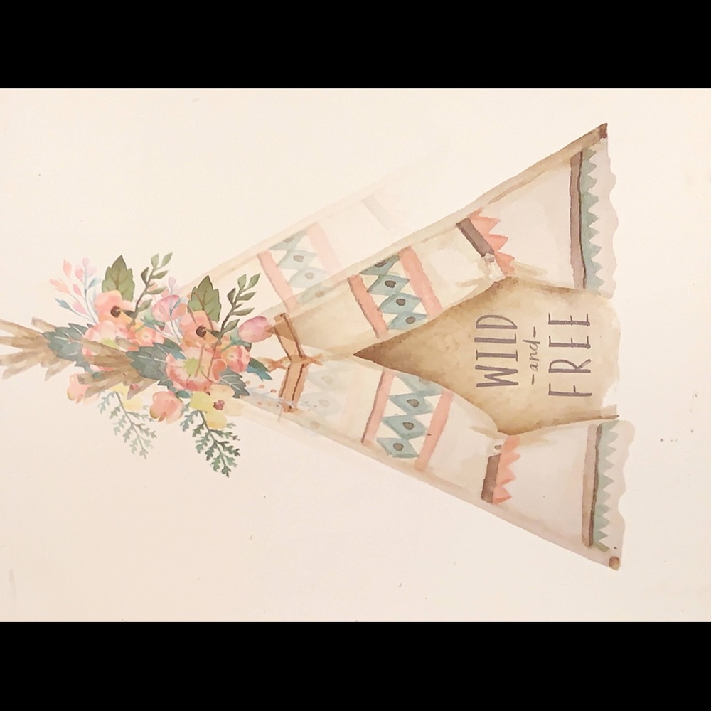 Wild and free tipi